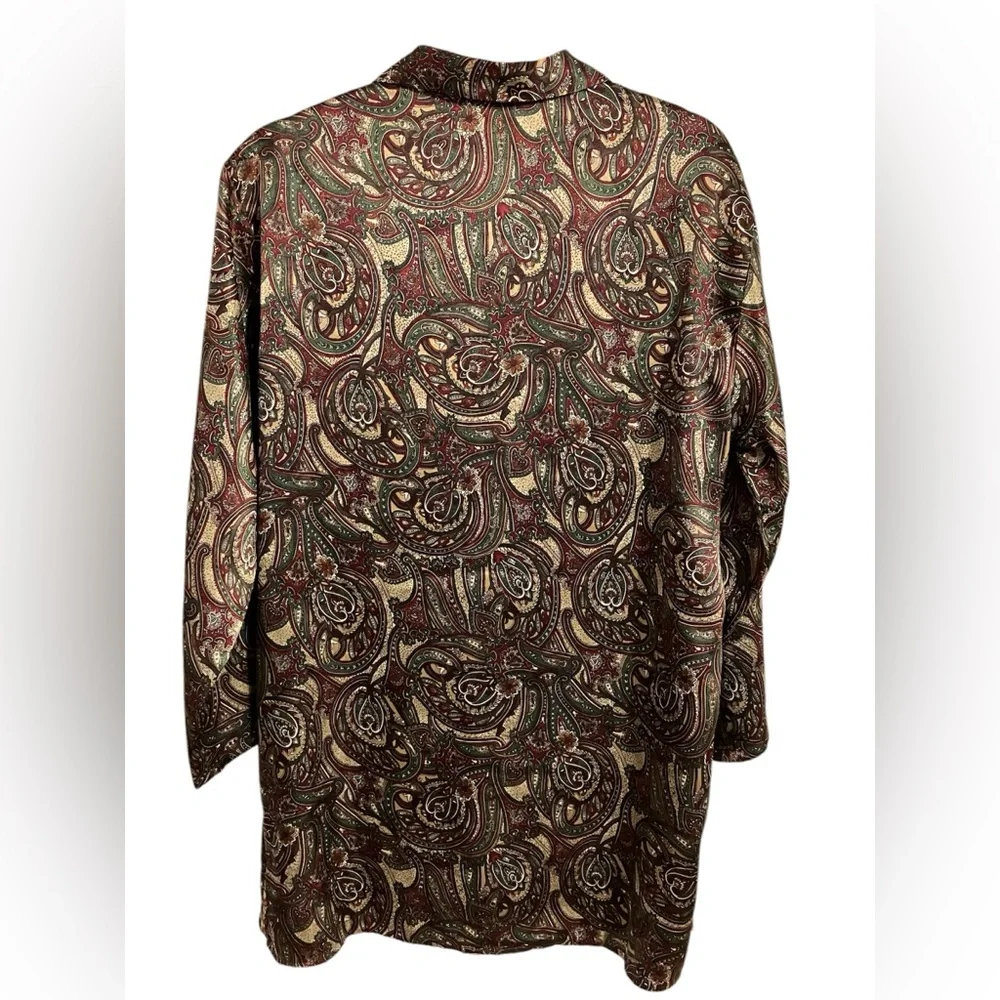 Vintage Victoria’s Secret Silky Paisley Nightshirt – Size Small